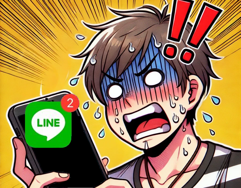 line 販売 通知バッジが消えない